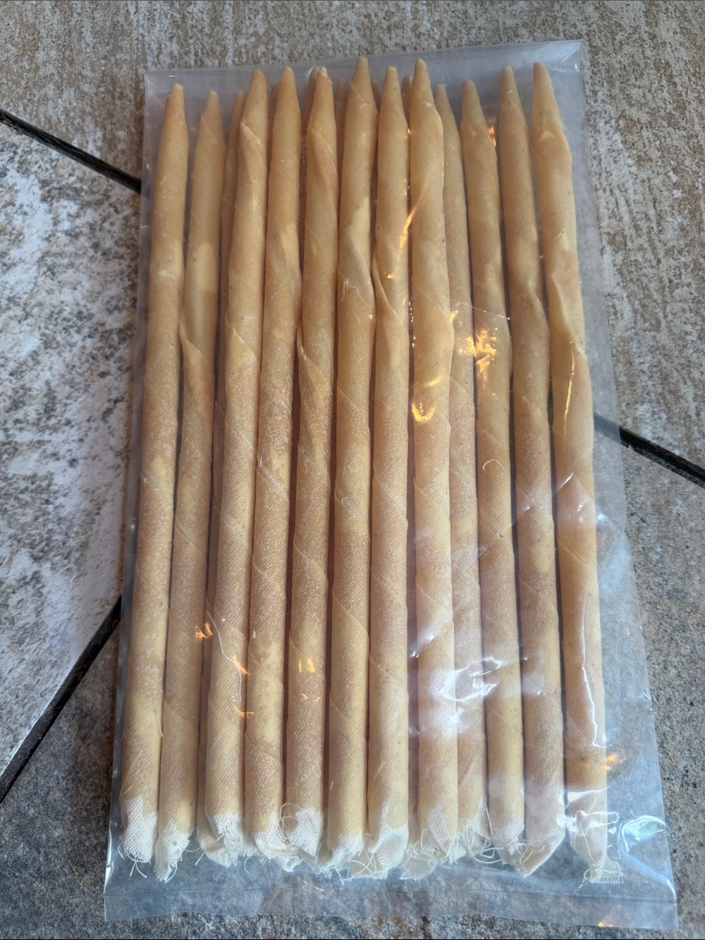 Nature’s beeswax ear candles Gold Candles - Pack of 18